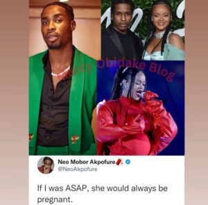 "Why You Nor Give Vee Belle Naw"- Fans React As Neo Says He Would Have Been Impregnating Rihanna Everyday If He Was ASAP