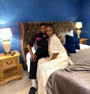 "Val's Day Something Light"- Sheggz & Bella Okagbue Celebrate Valentine In London (Photos)