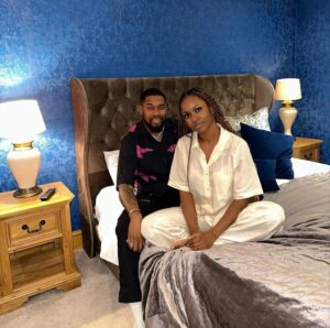 "Val's Day Something Light"- Sheggz & Bella Okagbue Celebrate Valentine In London (Photos)