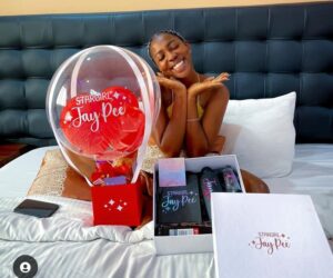 "I Got The Most Beautiful Gifts Ever"- BbTitans Jaypee In Tears As She Recieves Gifts From Her Fans (VIDEO/PHOTOS)