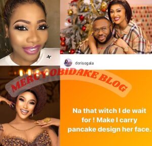 "I Am Waiting For That W!tch Let Me Use Pancake To Design Her Face"- Tonto Dikeh Best Friend, Doris Ogala Says As She Dr@gs Rosy Meurer