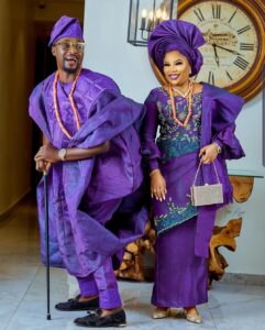 Adeniyi Johnson and wife twins