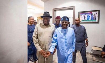 Goodluck Jonathan visit tinubu