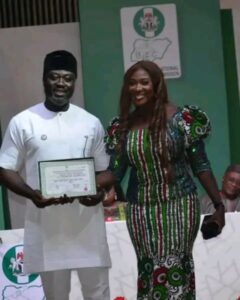 "When I Count My Blessings Your Place On My List Is Number One "- Prince Okojie Pens Sweet Note To Wife, Mercy Johnson, Dedicates His Certificate Of Return To Her (PHOTOS)