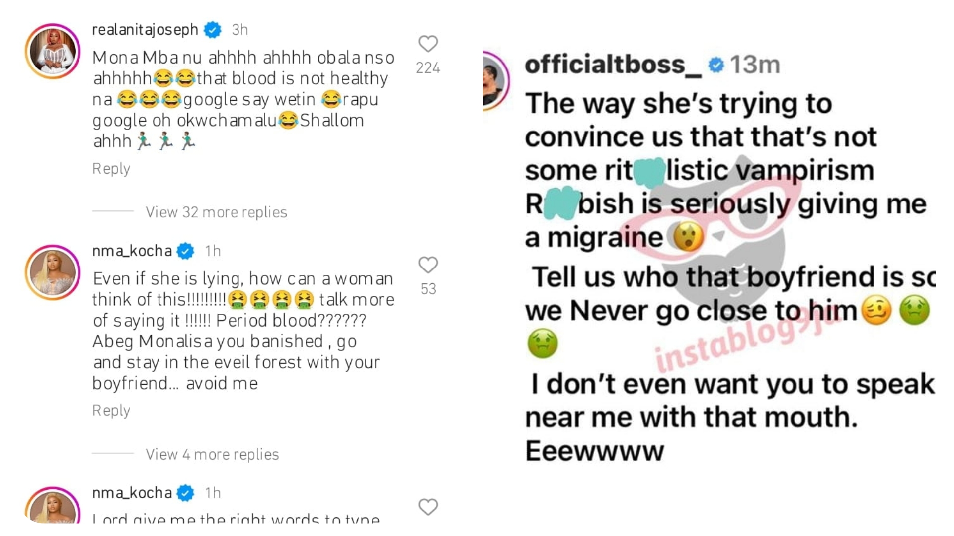 Tboss Slams Monalisa Stephen