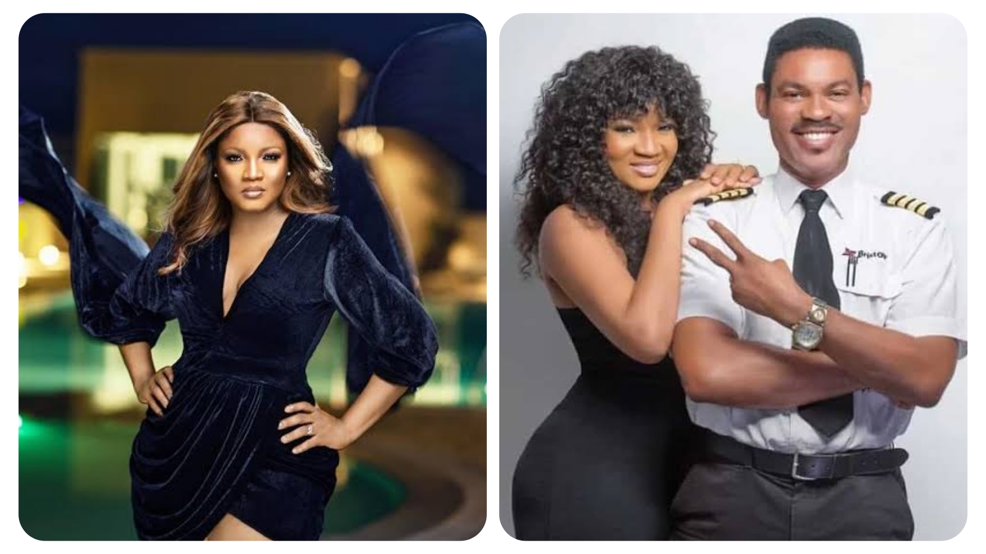 Omotola Jalade Husband's birthday