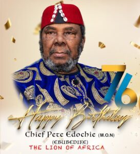 Lion Of Africa.., My Legendary Daddy"- Nollywood Actress, Rachael Okonkwo Showers Praises On Pete Edochie As He Celebrates 76th Birthday Today.