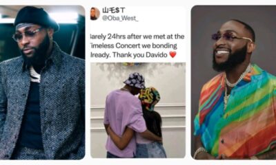 "Thank You For Giving Me My Soul Mate"- Lady Appreciates Davido After Meeting The Love Of Her Life At Timeless Concert