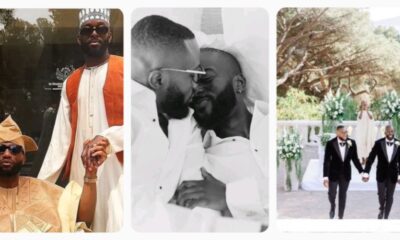 UK-based Nigerian man ties the knot with his partner in France; reveals how they met (PHOTOS)