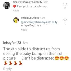 Actress Rita Dominic baby bump