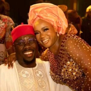 "My heart is at peace with you forever" – Obi Cubana tell wife as they mark 15th traditional wedding anniversary (PHOTOS)