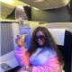 "Chop Life, No Award For Suffer"- Actress Luchy Donalds Shares Photos From Her First Class Trip To London & Expensive Gift (PHOTOS & VIDEOS)