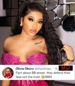  "Big Brother Fans Defend Their Faves, Not The Truth"- Reality TV star, Olivia Cries Out