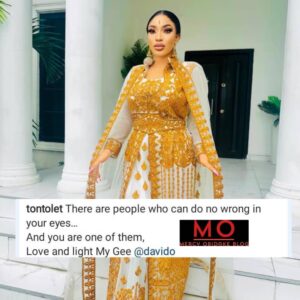 Tonto Dikeh on Davido