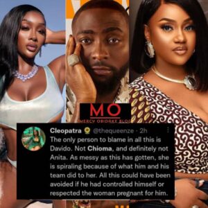 Cleopatra on Davido