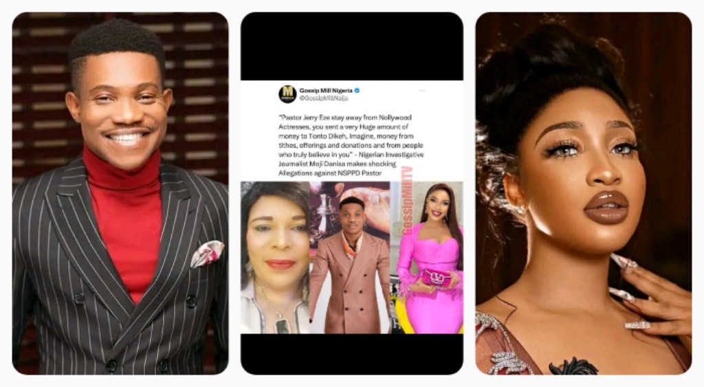 "Stay Away From Nollywood Drama Queens",- Investigate Journalist, Moji Danisa Advices NSPPD Pastor, Jerry Eze After He Sent Huge Amount Of Cash To Tonto Dikeh ( Detail)