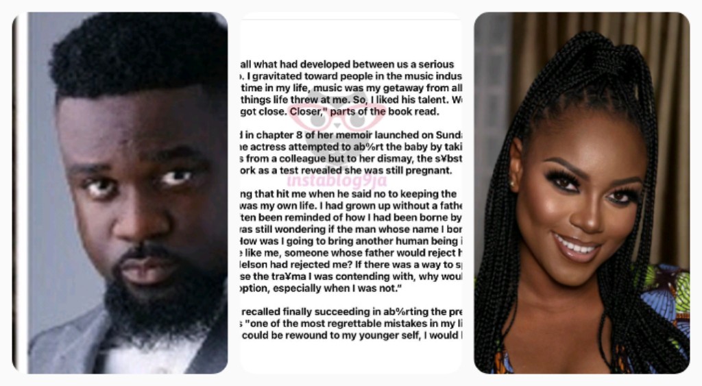 Sarkodie impregnated me, refused to accept responsibility - Actress Yvonne Nelson Reveals (Detail)