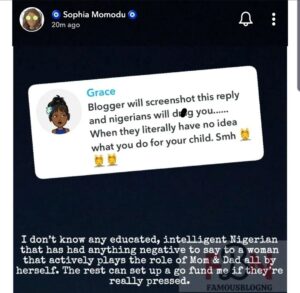 Davido's Babymama Sophia Momodu