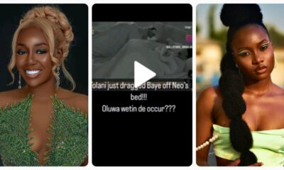 "De$per@te B!tch Jumping From Man To Man, Get Out Of This Room!" Watch The Moment BBnaija Tolanibaj Bull!ed Ilebaye (VIDEO)