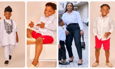 "My SONSHINE, I Pray God's Unending Blessings Upon Your Life, May Your Path Be Bright"- Tega Dominic Celebrates Son As He Clocks 5 (PHOTOS)