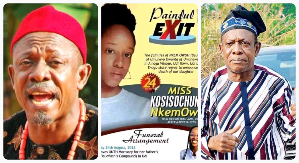 Nollywood Actor, Nkem Owoh Breaks Silence Over Daughter's Death (DETAILS)