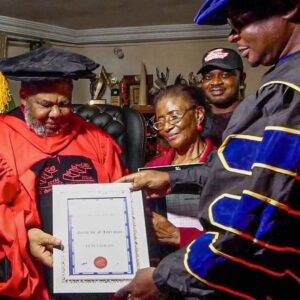 Pete edochie doctorate degree