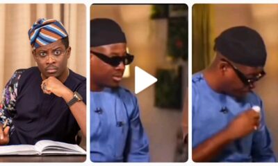 "He Is Just Acting....."- Netizens React As Bbnaija Seyi Cries During Interview, Begs For Forgiveness (VIDEO)