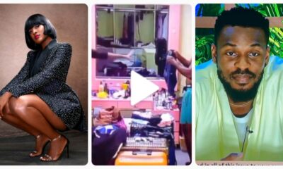 "You're Just A Woman Wrapper"- Fans React As Adekunle F*ghts Alex (VIDEO)