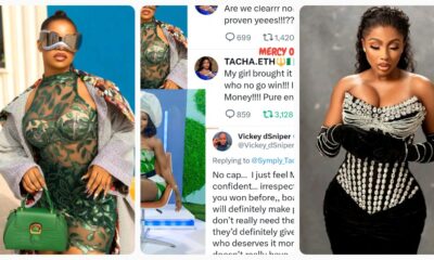 Are we clearrr now. Point proven - Tacha reacts as Ilebaye wins the BBNaija Allstars and Mercy emerged the first runner up