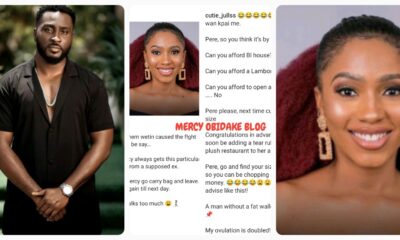 "Next Time Pere, Cut Your Coat According To Your Size"- Blogger Writes, Reveals Alleged Cause Of F!ght Between Pere & Mercy Eke (DETAIL)