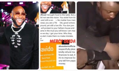 "Davido, I promise you, if you don’t pay the money you owe me, you will face pr0blems after pr0blems" - Photographer Abu Salami calls out Davido for allegedly owing him 218 million for a kids football project and sending his thugs (30bg crew) to be@t him up (DETAIL)