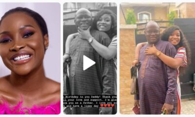 "I'm Glad To Have You As A Father"- Ilebaye Pens Sweet Note To Her Dad On His Birthday (VIDEO/PHOTOS)