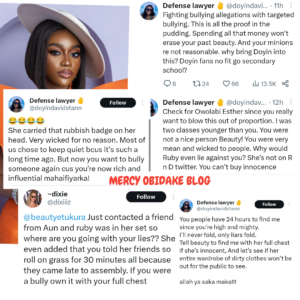 "She Told Them To Roll On The Grass For 30 Minutes..."- Hours After Beauty Tukura Broke Her Silence Over B¥llying Allegations, More Eyewitnesses From Her Alma Mater Surfaces (DETAILS)