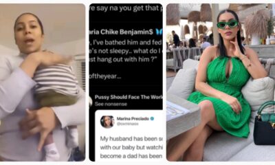 "You Sure Say Na You Get That Baby"- Maria chike accused of stealing husband and also questioned about her baby for allegedly stealing tweets (DETAIL)