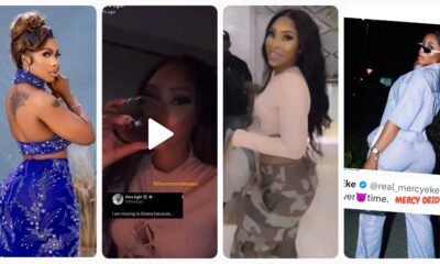 "Pere Don Chop Clean Mouth"- Fans Say As Mercy Eke Reacts Over Pere's Video With His New Babe