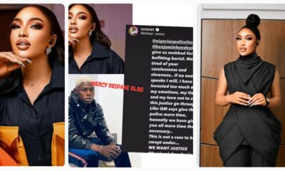 "Give Us Mohbad's Body For A Befitting Burial, We Are Tired Of Your Carelessness & Slowness"-Tonto Dikeh Tells Nigerian Police (DETAIL)