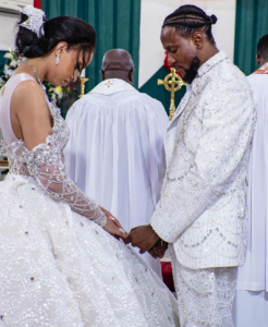 "Thank You For Giving Me The Wedding Of My Dreams"-  Omashola's Wife Pens Lovely Note To Him, Shares More Photos From Their Wedding