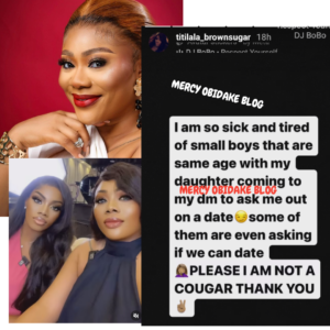 "I Am S!ck & Tired Of Small Boys, Same Age With My Daughter, Asking Me Out, I'm Not A Cougar"- Angel's Mum Cries Out 