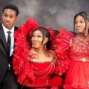 "Wey Your Husband" Tr0lls Camp On Oge Okoye's Post After She Shared Lovely Photos With Her Kids