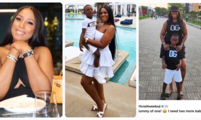 "I Have Enough Sp€rm. I Will Gladly Give You Twins"- Fans Says As Linda Ikeji Cries Out That She Wants More Babies