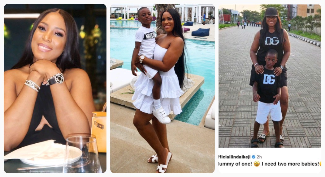 "I Have Enough Sp€rm. I Will Gladly Give You Twins"- Fans Says As Linda Ikeji Cries Out That She Wants More Babies