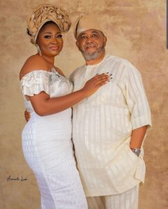 Patrick Doyle and wife Funmi