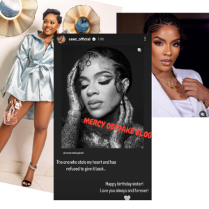 “The one who stole my heart and has refused to give it back” BBNaija’s Ceec celebrates Venita Akpofure on her birthday