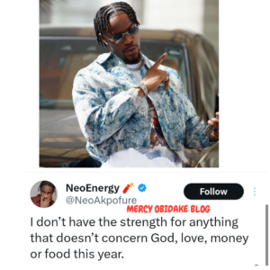 "I Dont Have Energy For Anything That Doesn't Concern God, Food, Money & Love This Year" Neo replies Phyna