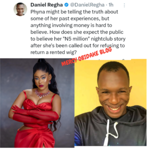"How Can We Believe Someone Who Couldn't Return A Rented Wig"- Daniel Regha Reacts To Phyna's 5 Million Naira Saga 