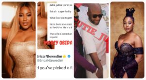 Erica Nlewedim Reacts After Blogger Accused Her Of Dating A Married Man & Responsible For Her Buying A House Abroad For Her (DETAIL)
