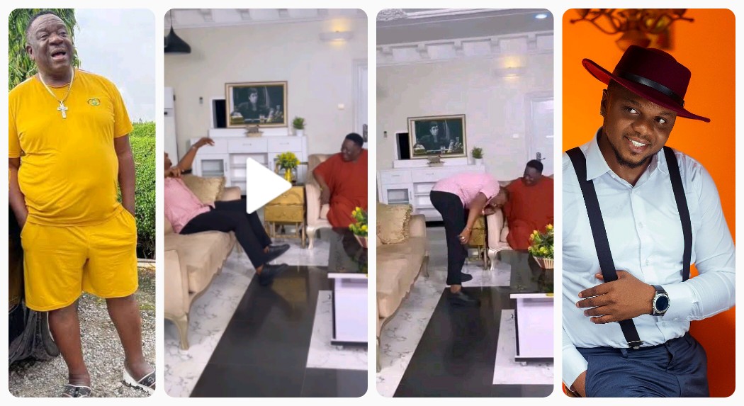 “Mr. Ibu is back home” – Ken Erics expresses excitement as he shares a video from his visit to the veteran actor.