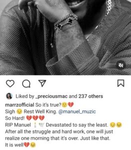 After All The Struggle And Hardwork, One Will Just Realize One Morning That It's Over" - Reactions As The Voice Nigeria Singer Passes Away (DETAILS)