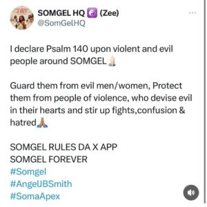Shippers of the romantic relationship between Soma Apex & Angel Smith are currently not in a good mood days after they celebrated Angel's 24th birthday.