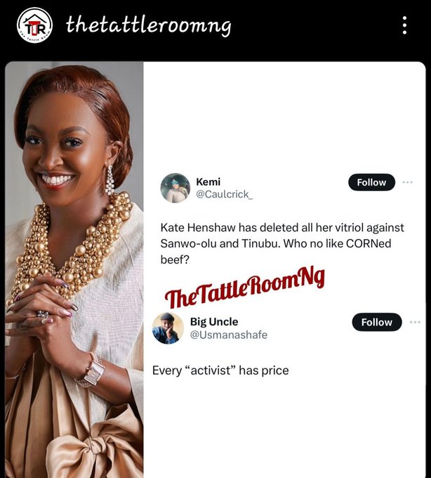 "You'll Not End Well" — Actress, Kate Henshaw Reacts To Blogger And Social Media User Accusing Her Of Deleting All Her Tweets Against President Tinubu